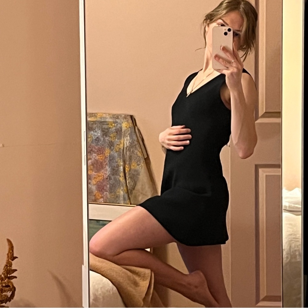 Elegant Marine Sleeveless Dress - Curated  Piece